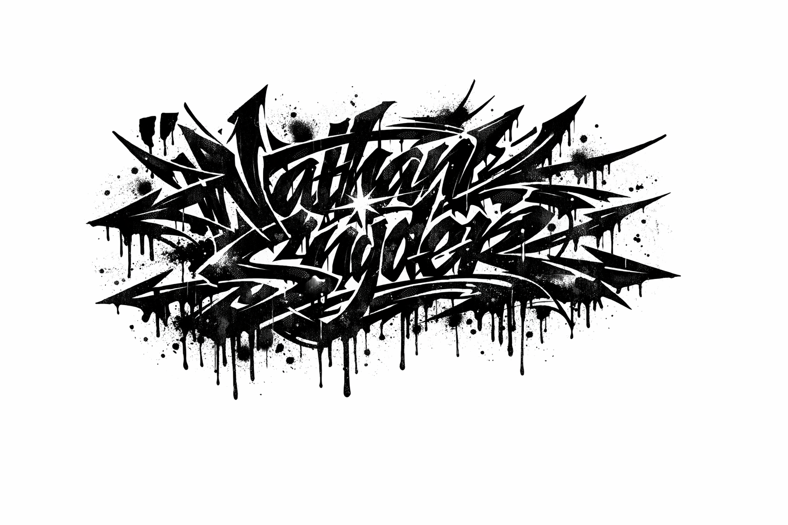Nathan Snyder - Ultra-Wild Wildstyle Graffiti Tag